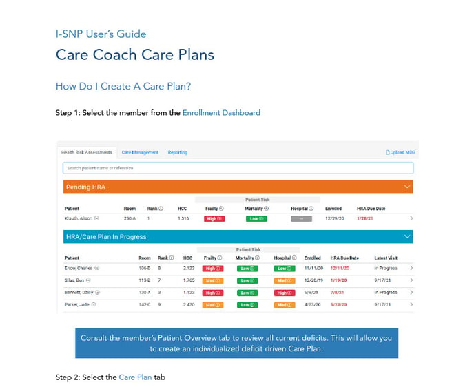 I-SNP User’s Guide.Care Plans (1)10241024_1